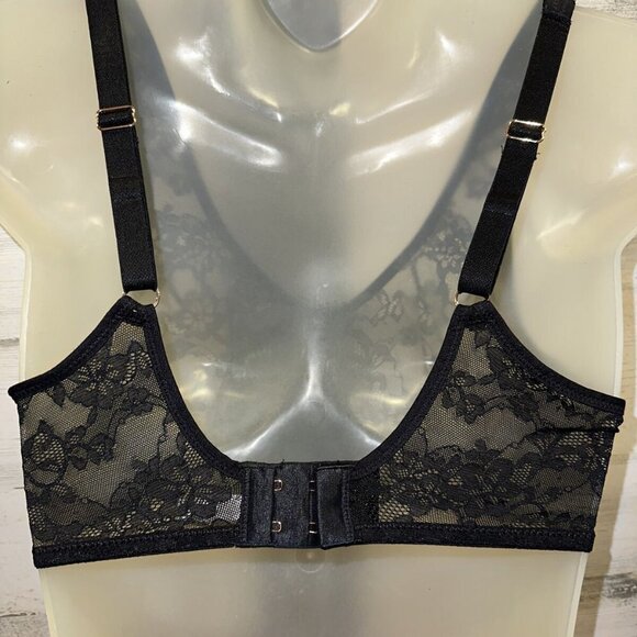 Le Mystere Lace non-padded Bra Black 32C - Picture 3 of 3